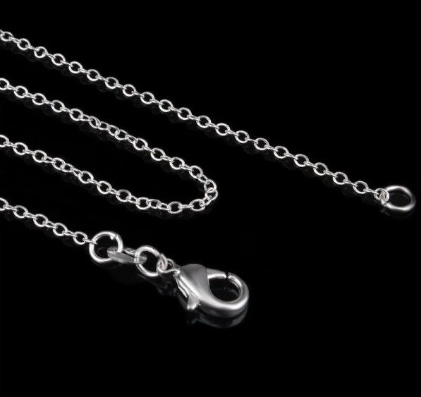 Thumbnail: 925 Sterling Silver Thin Chain Rollo
