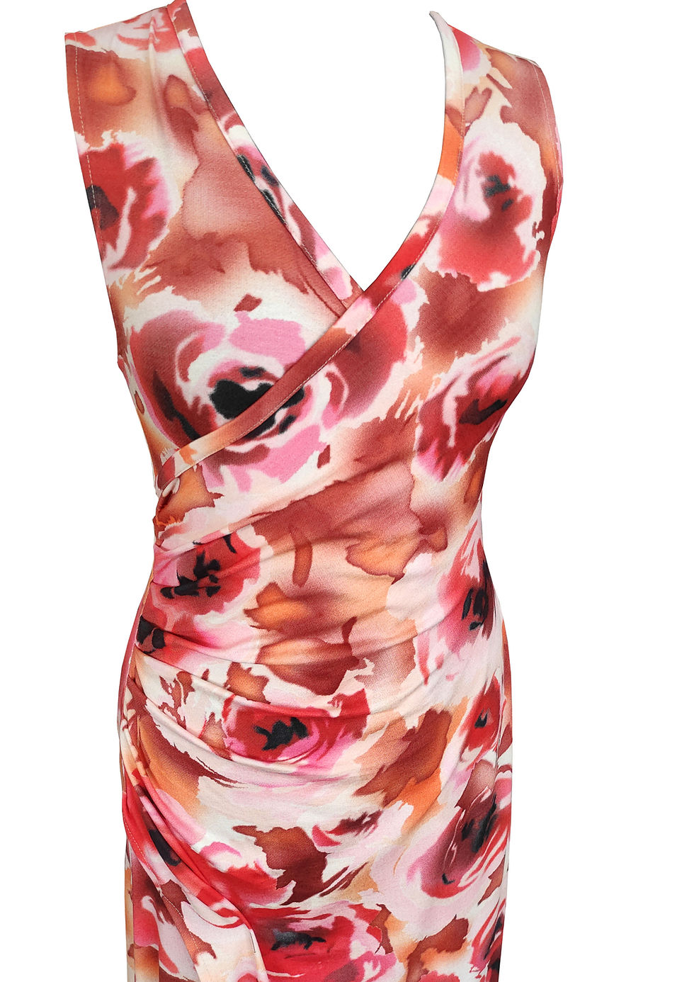 Thumbnail: Roses Maxi Wrap Dress