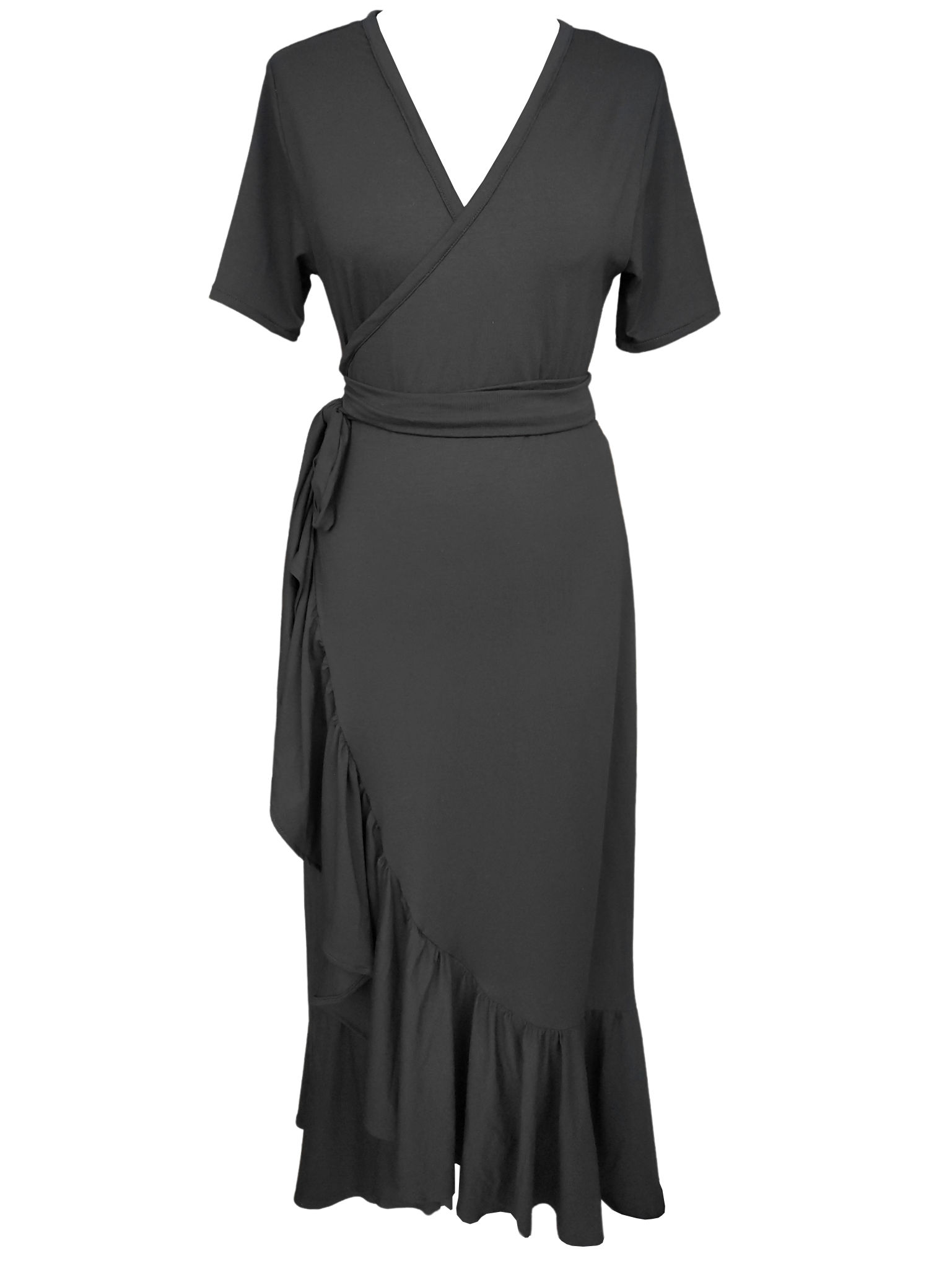 Black Wrap Dress