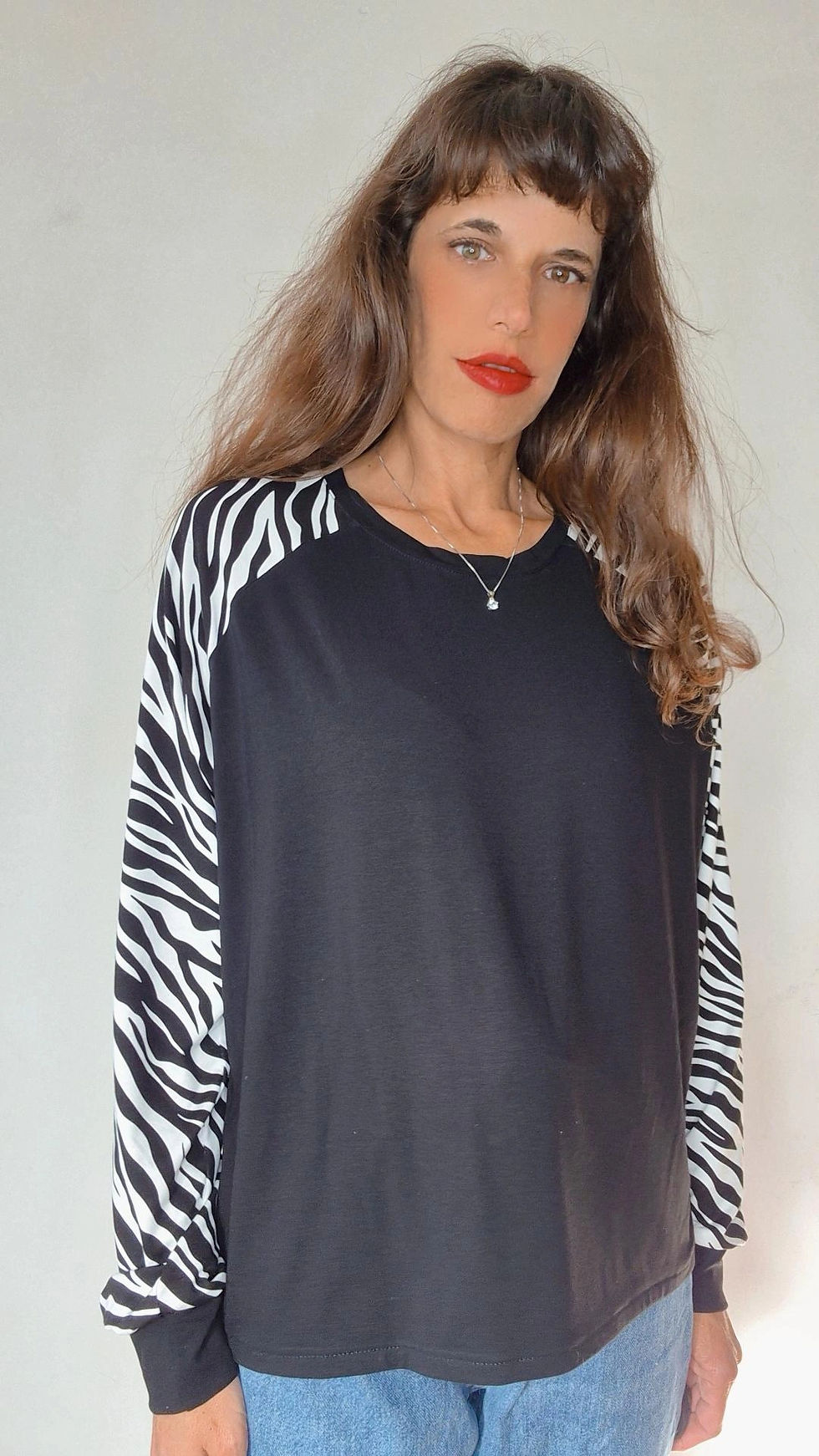 Thumbnail: חולצת רגלן זברה