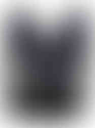 חולצת טוויסט שחורה עם נקודות זהב