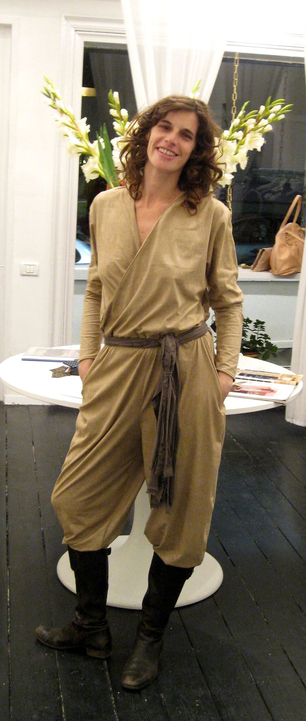 Thumbnail: Suede Kamal Jumpsuit 
