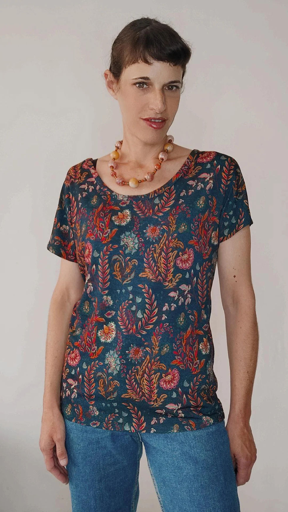 Thumbnail: Leaf Printed T Shirt