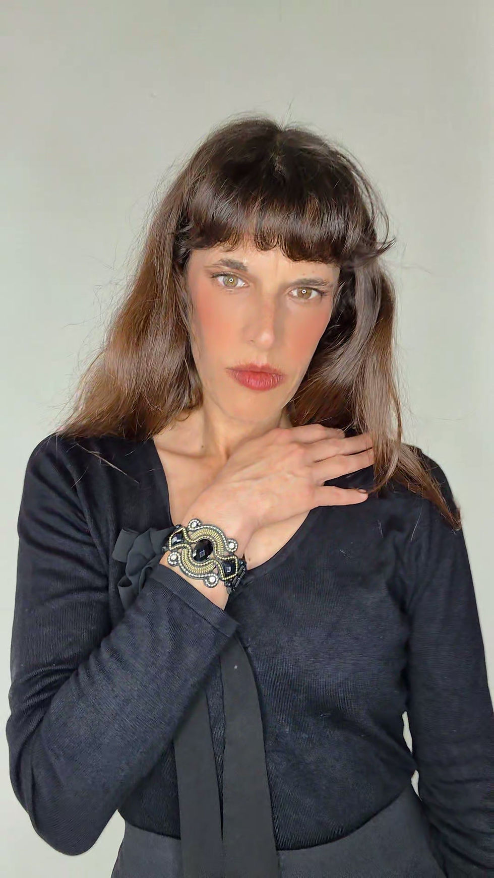 Thumbnail: Baroque Metal Bracelet Decorated With Knotting