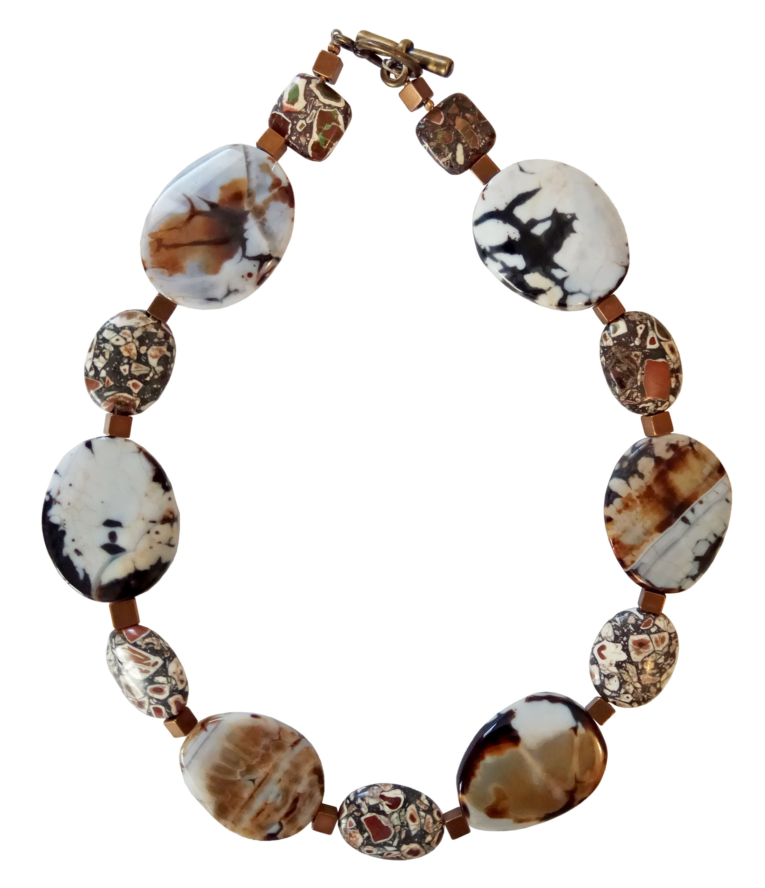 שרשרת אבני אגת והיולייט