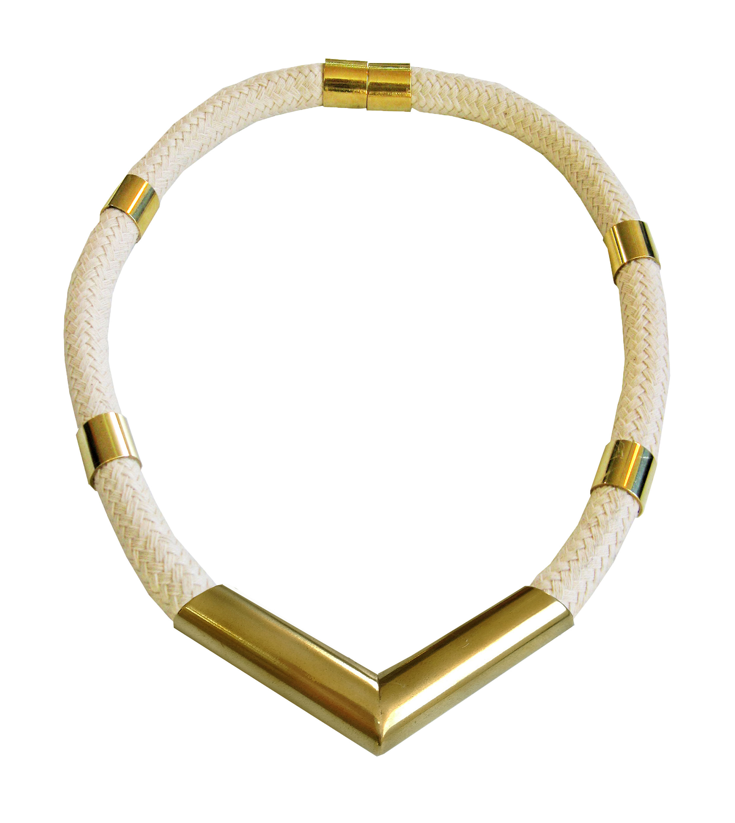 שרשרת חבל לבנה