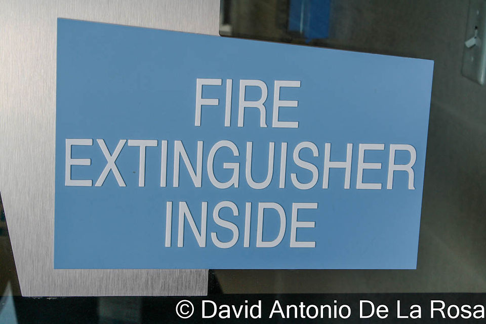 blue sign