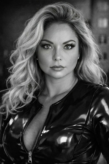 Mistress Berlin – professional Domina and Femdom in black latex outfit