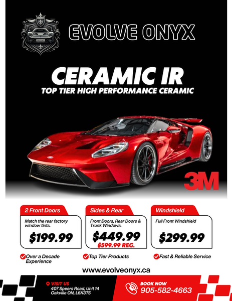 3M Ceramic IR Ceramic Window Tint Top Tier High Performance