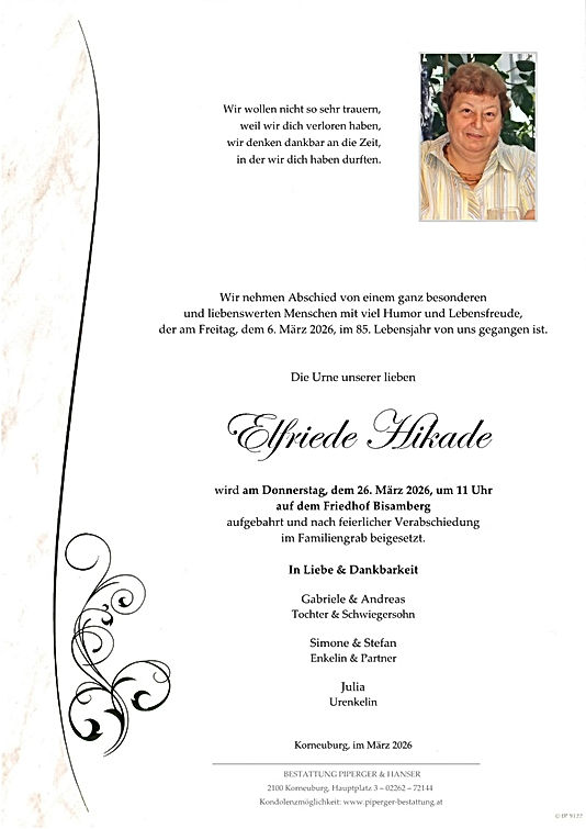 Elfriede Hikade