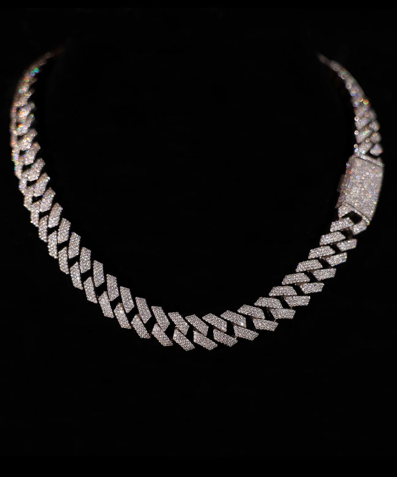 15MM Silver Cuban Chain