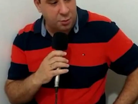 Renato Brandão concede entrevista à rádio comunitária do Quidé