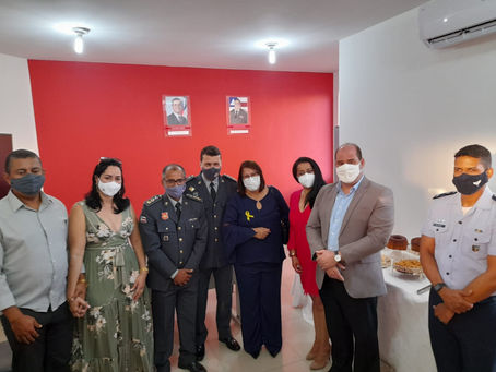 Renato Brandão participa de solenidade de passagem de comando do 9° Grupamento de Bombeiros Militar