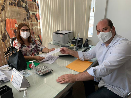 Renato Brandão se reúne com diretora-presidente do SAAE