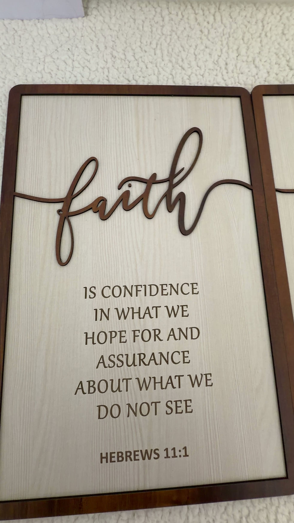 Thumbnail: Faith, Hope & Love Scripture Wall Art Set