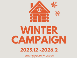 🏡冬キャンペーン 〜ログハウス・バンガロー編〜
