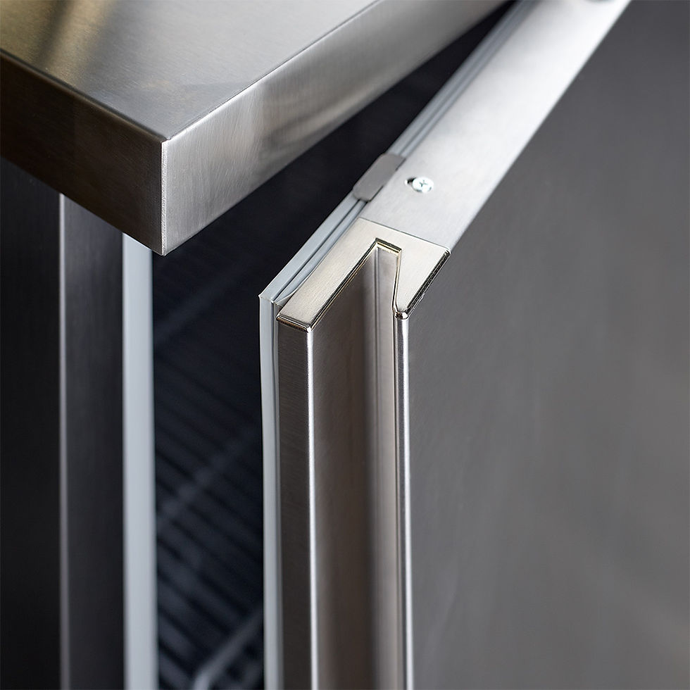 Miniature : Armoire congélateur, statique, 400 litres. acier inox