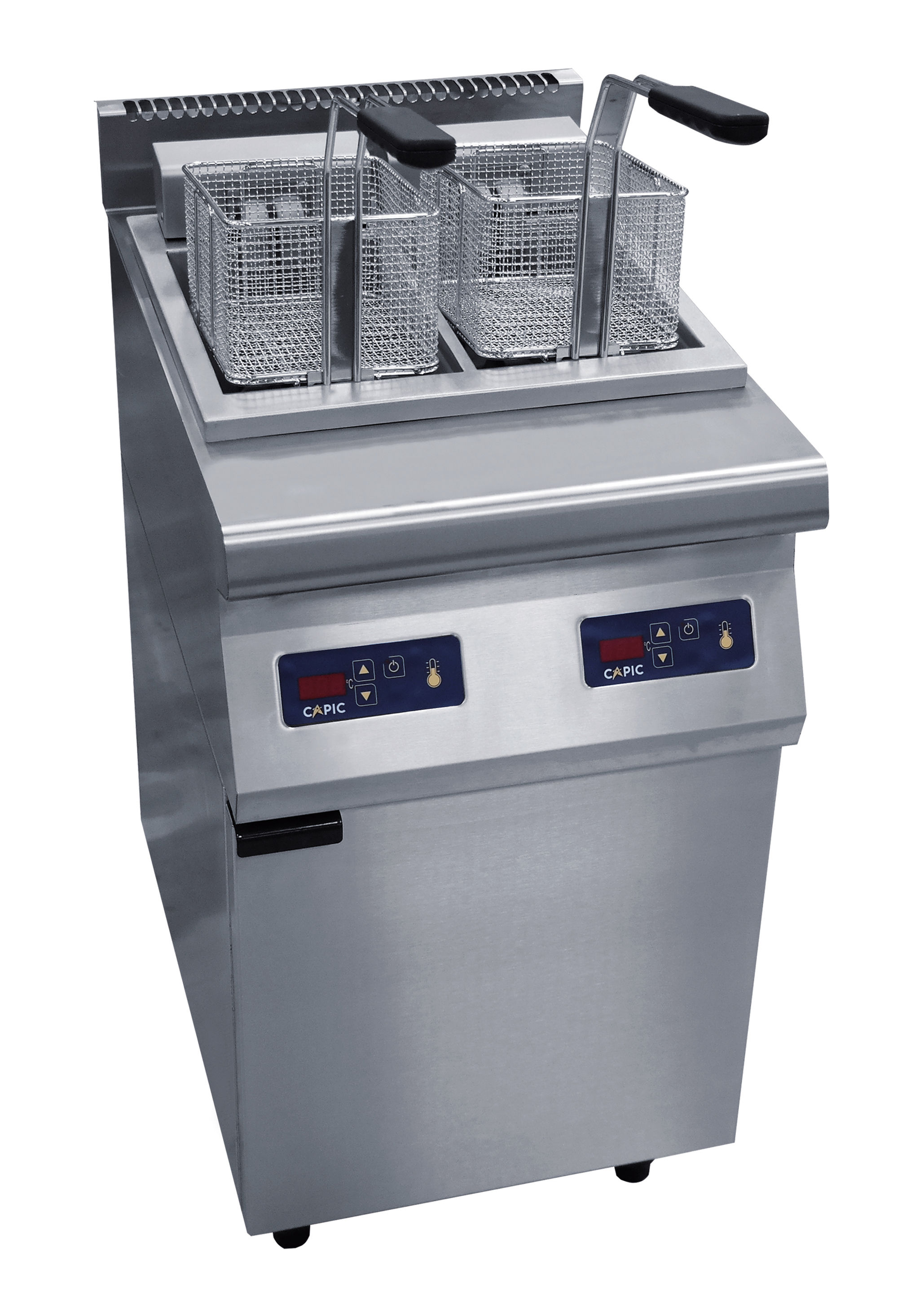 AV12 FRITEUSE ELEC 2 CUVES 8 L - PLACARD FERME