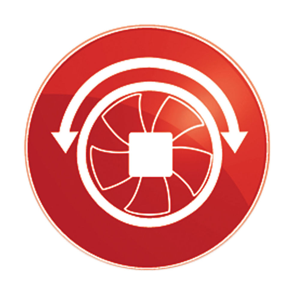 Miniature : Ventilateur de refroidissement en rotation