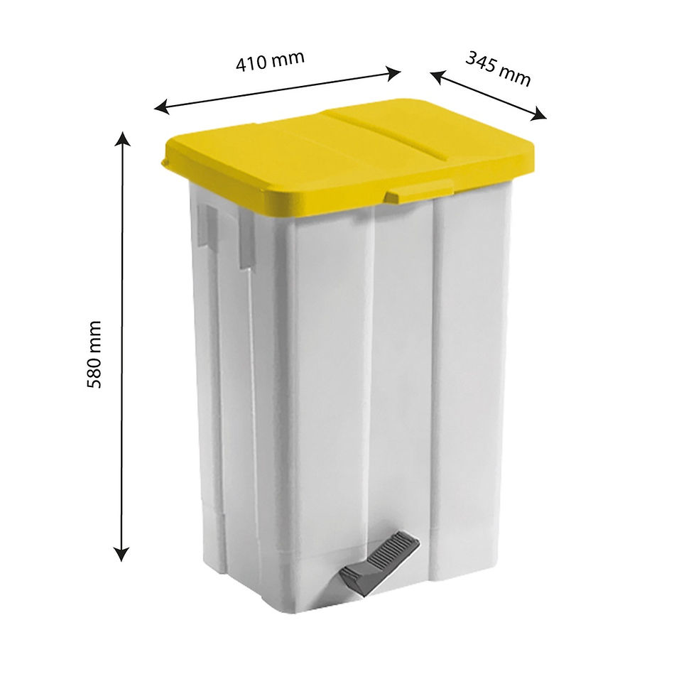 Miniature : Poubelle à pédale 50 L - (pluiseurs coloris)