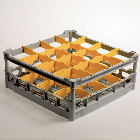 Panier à verres empilable, lavage professionnel