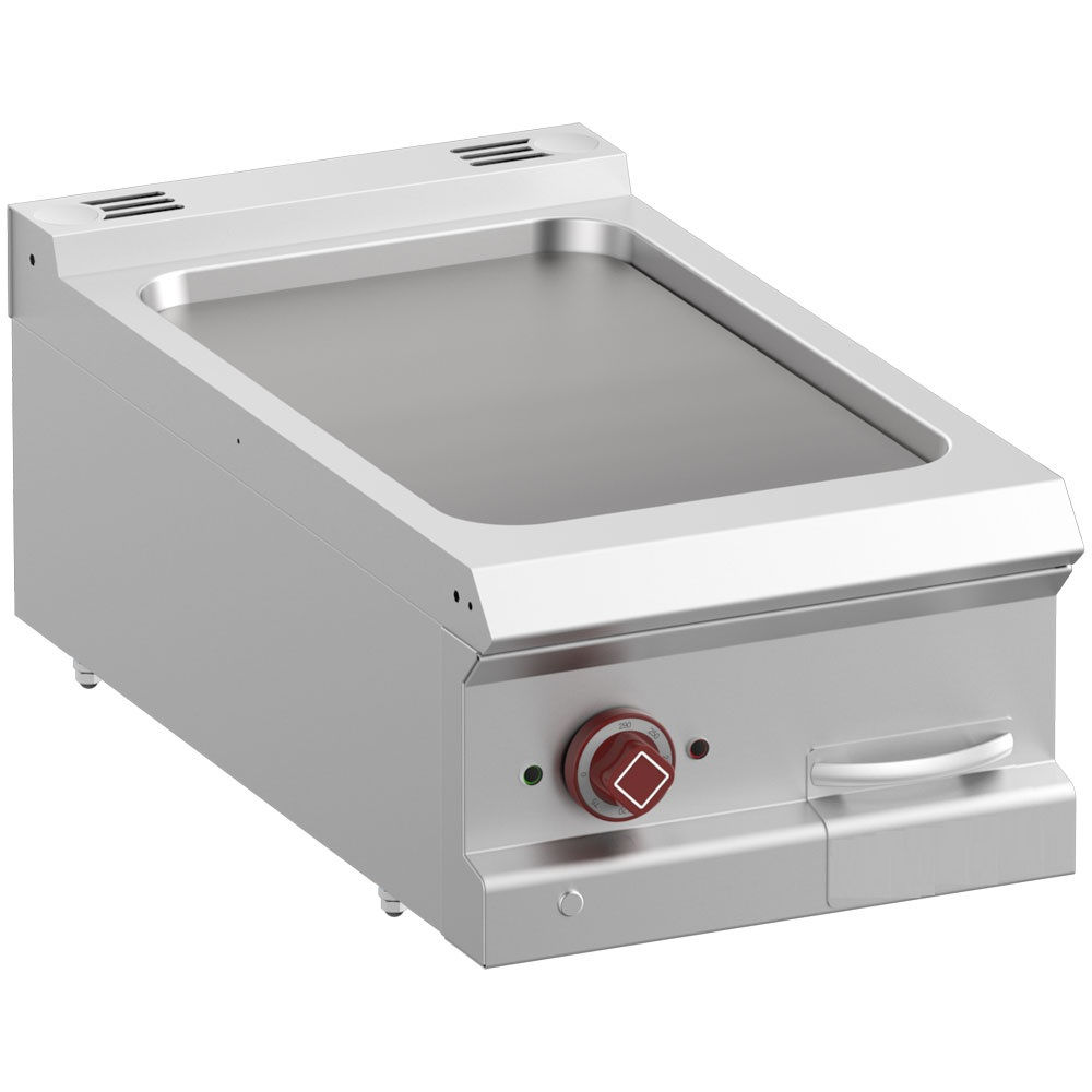 Plaque de cuisson électrique avec plaque lisse, module 1/2 -Top-