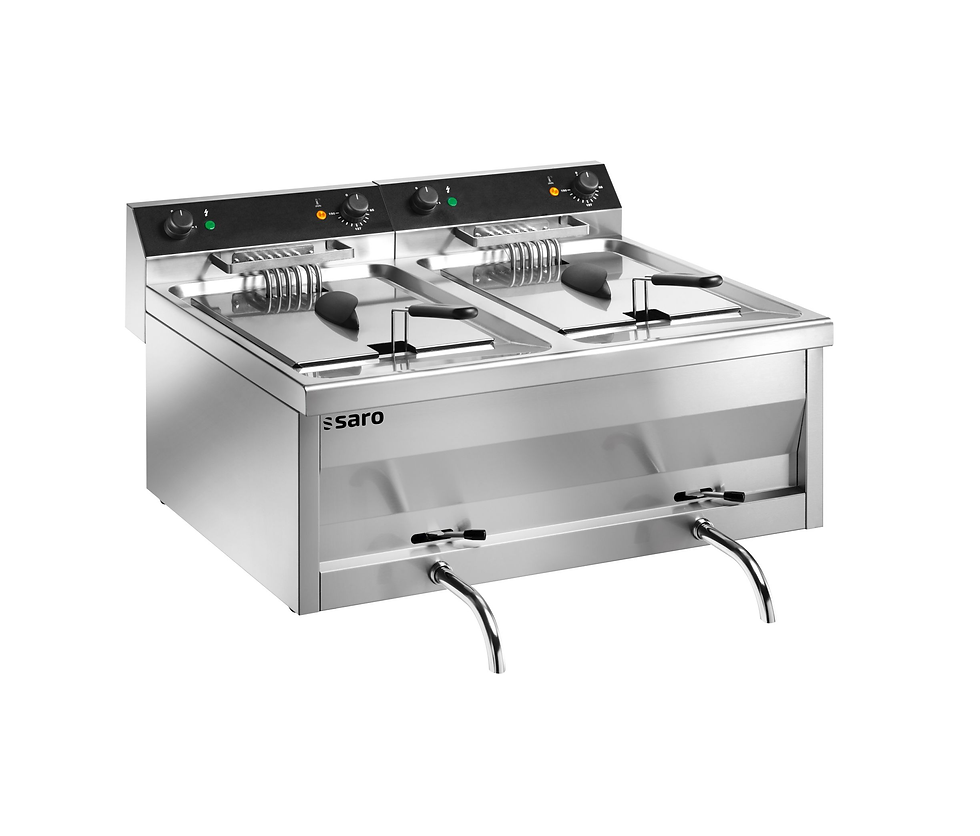 friteuse professionnelle double bac inox