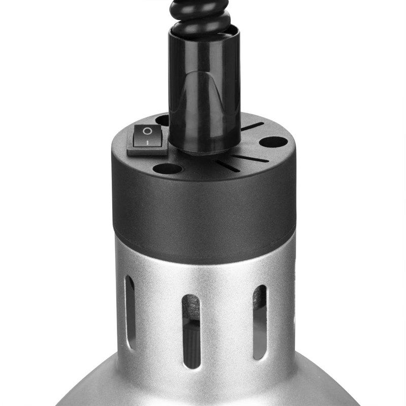 Miniature : Lampe chauffante rétractable - Finition métal brossé
