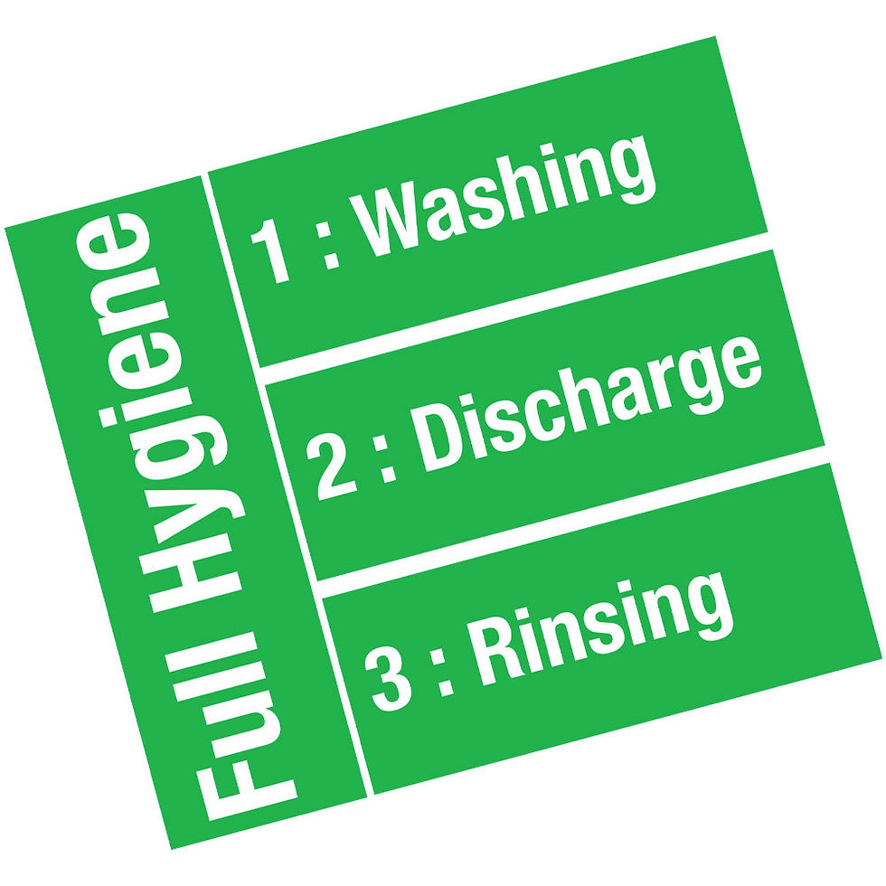 Miniature : Hygiène intégrale : Lavage, Décharge, Rinçage