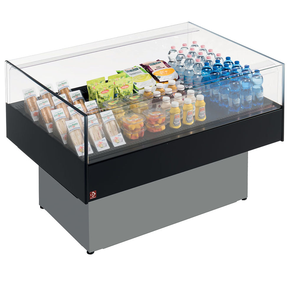 Miniature : Étagère réfrigérée Mandy 1500 mm, produits frais