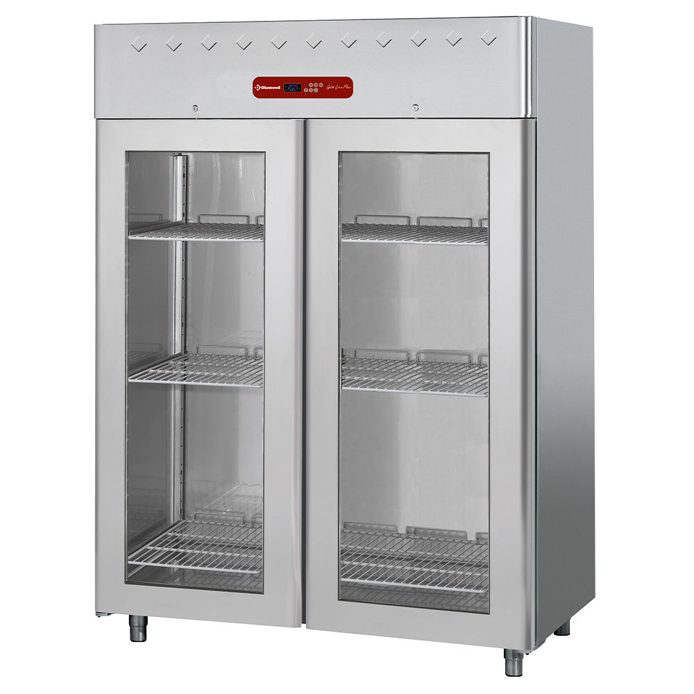 Armoire réfrigérée CuisinePro.fr, double porte vitrée