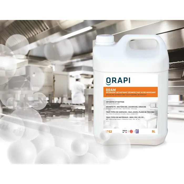 DDAM détergent détartrant désinfectant acide moussant - 5L