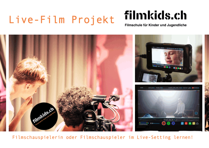 Flyer Live Film Projekt Social Media M.g