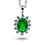 Thumbnail: Oval Emerald Necklace