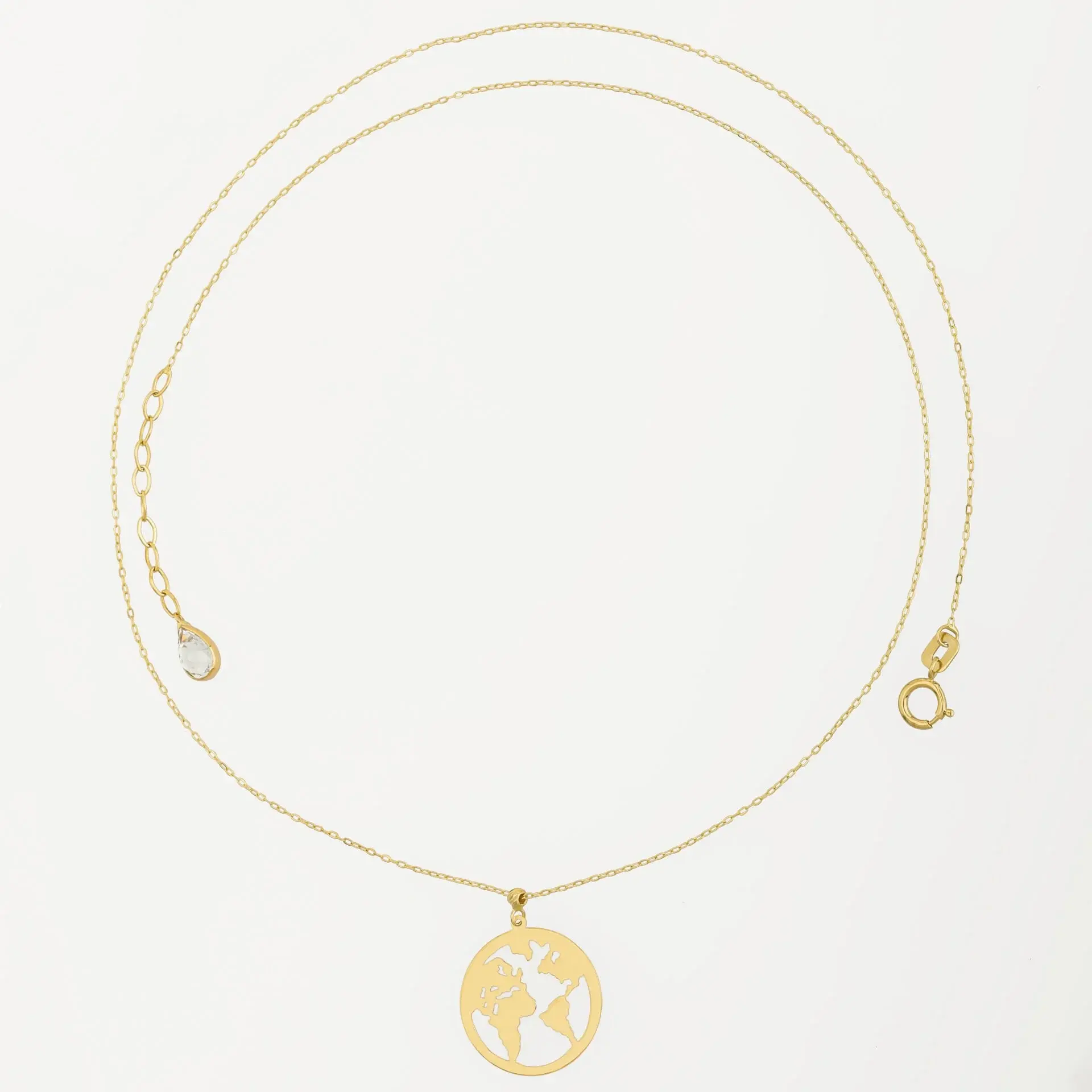 Gold World Necklace