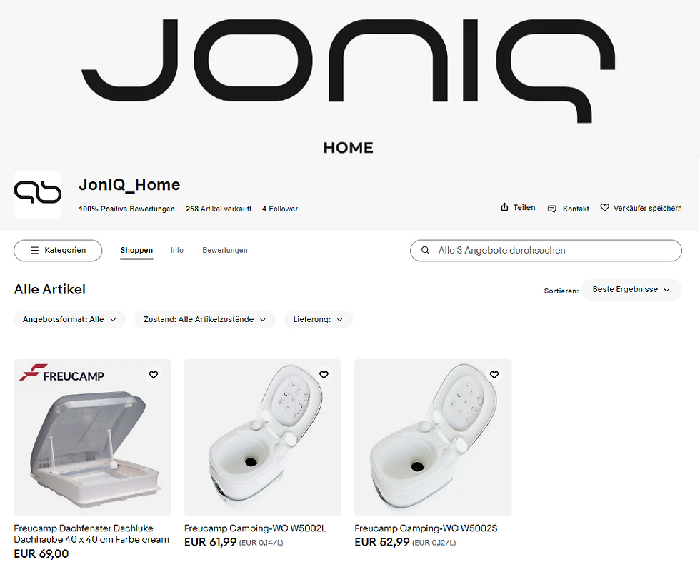 JoniQ Ebay Shop