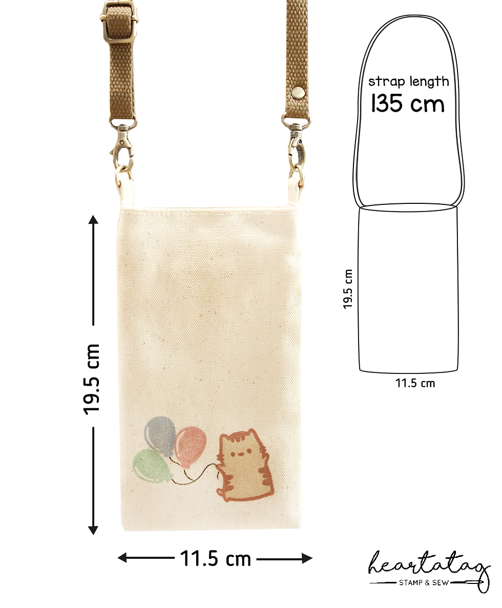 Thumbnail: Blank-kat & balloons Gaigai Sling Pouch