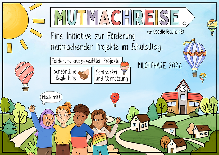 Mutmachreise Flyer Förderprojekt