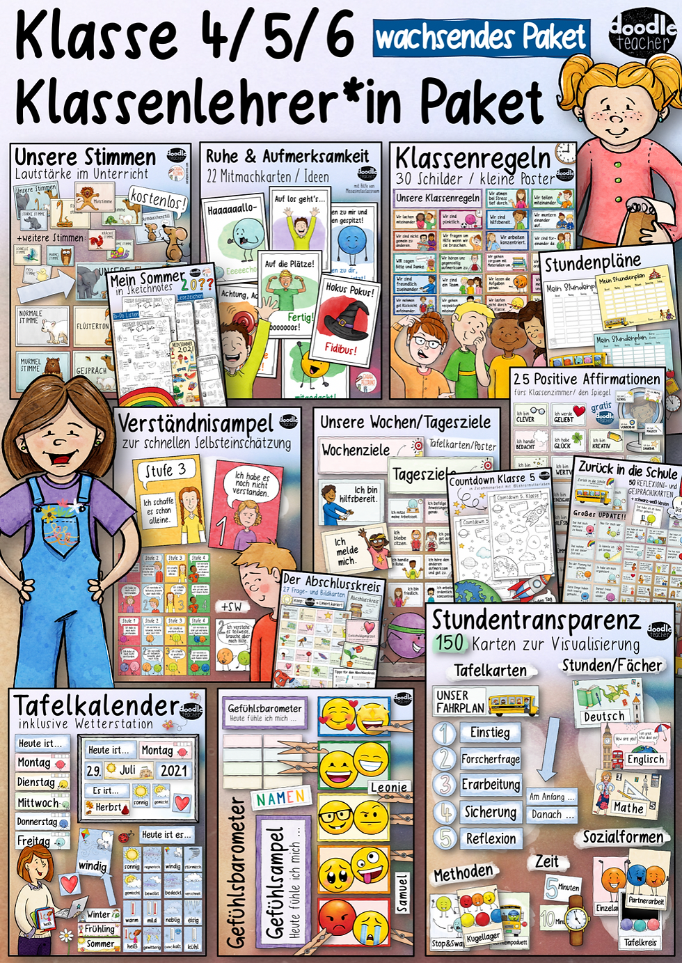 Das große Materialpaket für Klassenlehrer