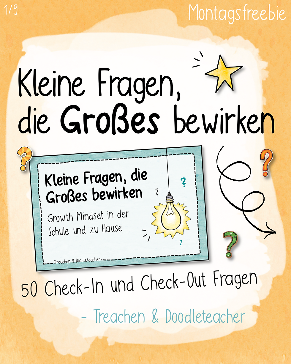 Kleine Fragen, die Großes bewirken (Check-in & Check-out) - Montagsfreebie