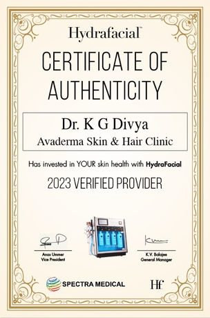 Certificate of Authenticity - Original Hydrafacial