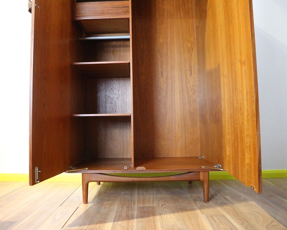 Thumbnail: Mid Century Retro G Plan Danish Designer Kofod Larsen Gents Teak Armoire