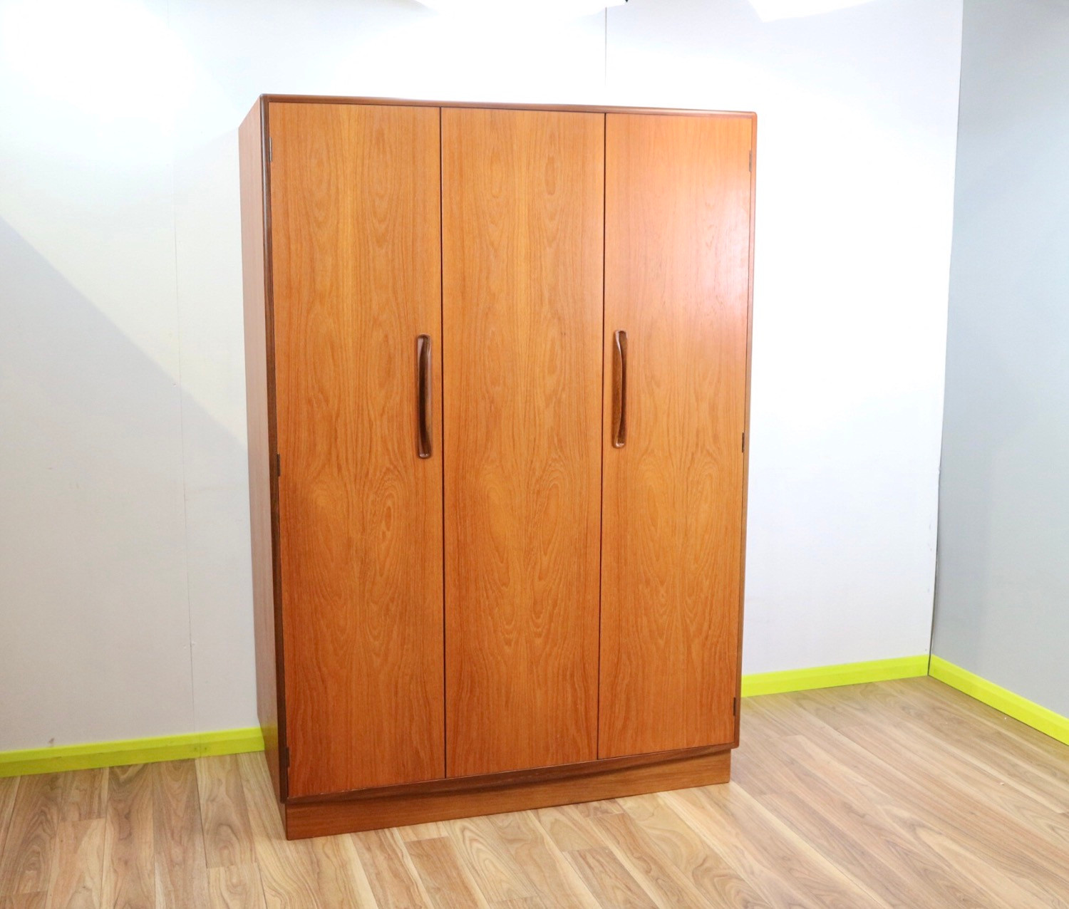 Mid Century Teak G Plan Triple Wardrobe