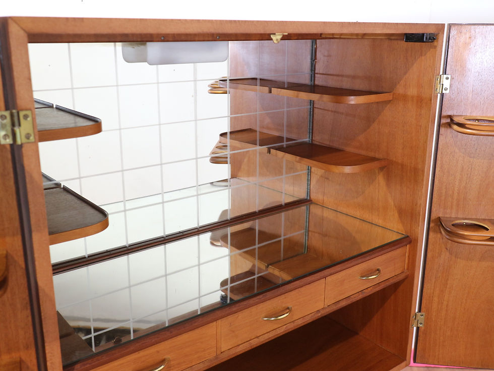 Thumbnail: Mid Century Modern Rosewood Cocktail bar Cabinet by Förenade Möbler Linköping