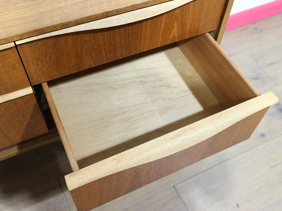 Thumbnail: Mid Century Modern Teak Dresser End Table By Austinsuite Danish Style