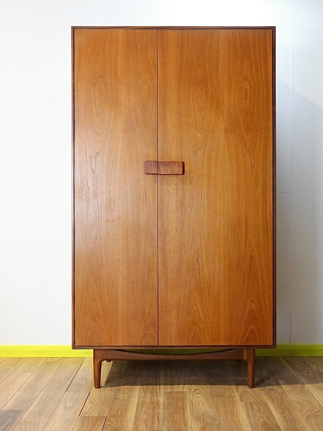 Mid Century Retro G Plan Danish Designer Kofod Larsen Gents Teak Armoire