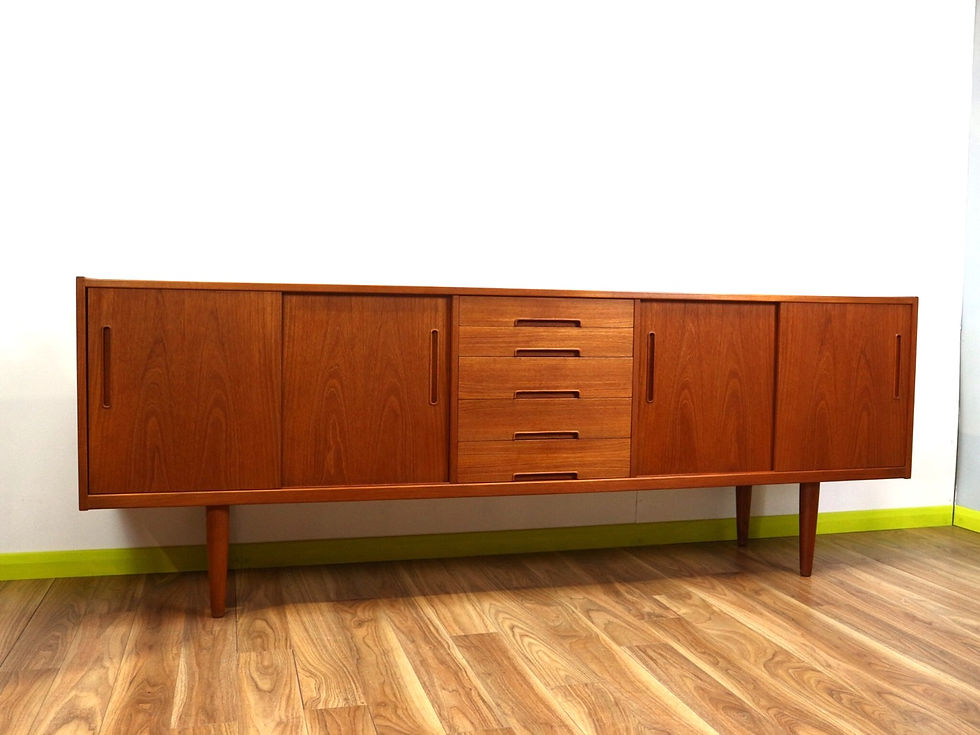 Thumbnail: Mid Century teak Scandinavian sideboard by Nils Jonsson for Troeds