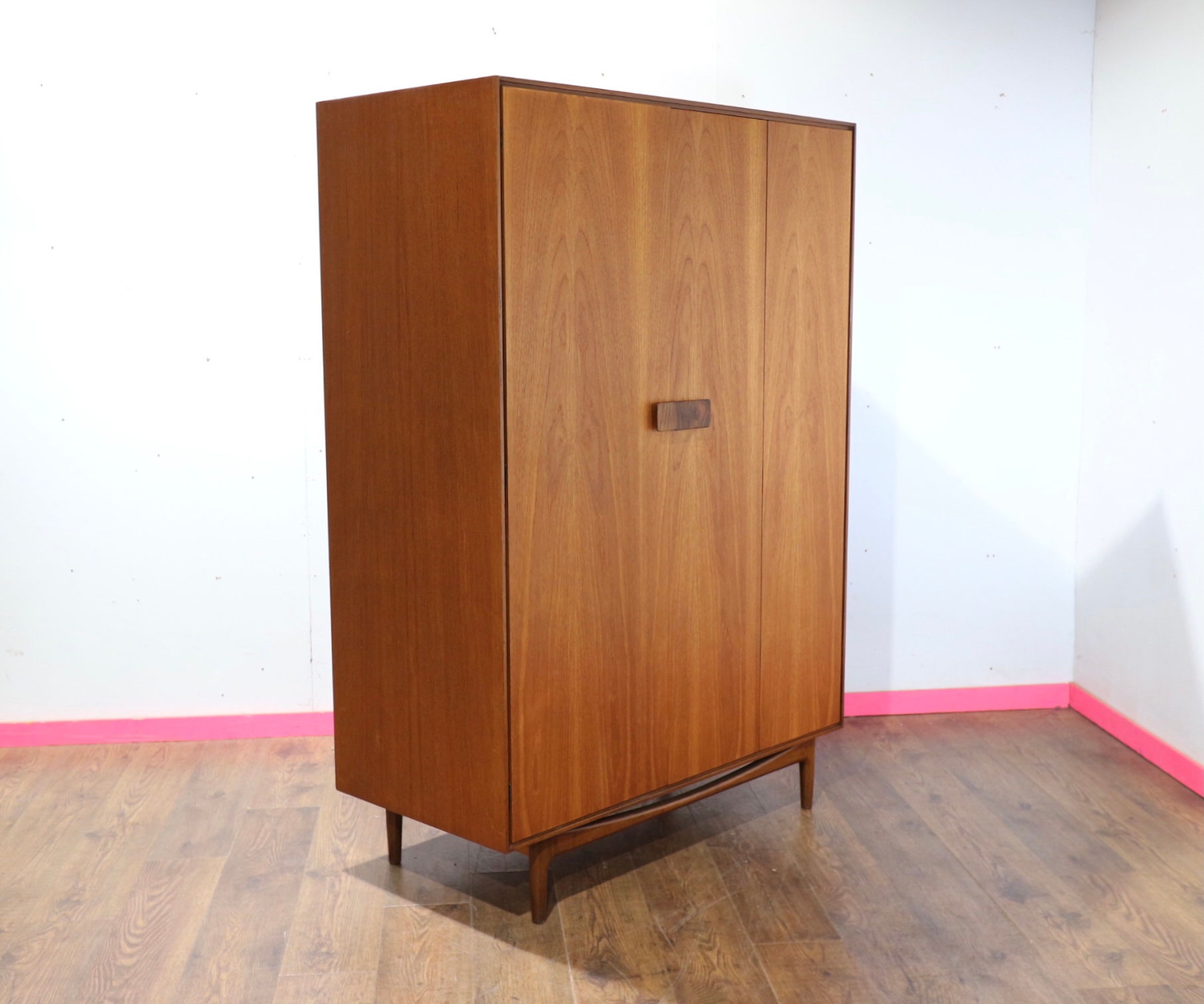 Mid Century Modern Vintage Teak Armoire Wardrobe By G Plan Kofod Larsen Danish