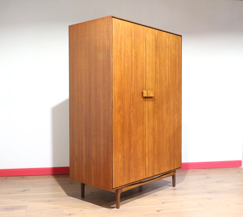 Thumbnail: Mid Century Modern Vintage Teak Armoire Wardrobe by Kofod Larsen by G Plan 