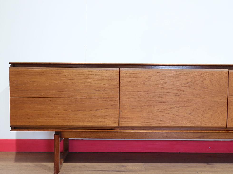 Thumbnail: Mid Century Modern Vintage Teak Credenza Sideboard by White and Newton 